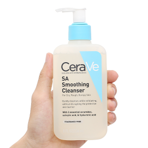 Sữa rửa mặt Cerave làm sạch dịu nhẹ cho da mụn nhạy cảm chai 236ml