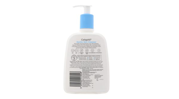 Sữa rửa mặt Cetaphil Gentle Skin Cleanser dịu nhẹ, làm sạch da chai 500ml