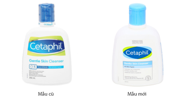 Sữa rửa mặt Cetaphil Gentle Skin Cleanser dịu nhẹ chai 250ml