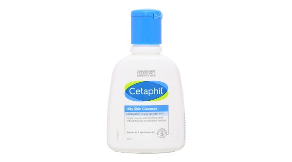 Sữa rửa mặt Cetaphil Oily Skin Cleanser dịu lành cho da dầu, nhạy cảm chai 125ml