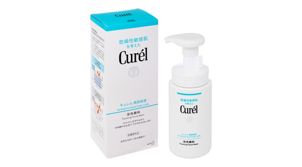 Sữa rửa mặt Curél cấp ẩm chuyên sâu cho da khô & nhạy cảm chai 150ml