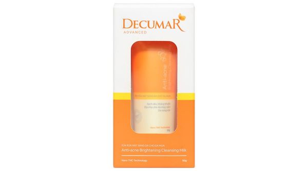 Sữa rửa mặt Decumar Anti-acne Brightening sáng da, mờ thâm tuýp 50g