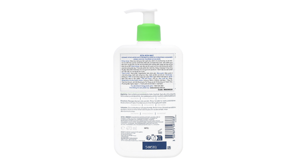Sữa rửa mặt CeraVe Hydrating Cleanser sạch sâu cho da thường và da khô chai 473ml