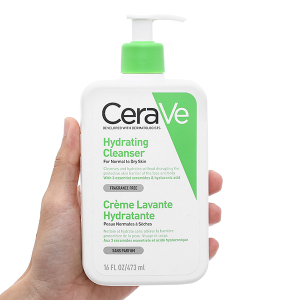 Sữa rửa mặt CeraVe Hydrating Cleanser sạch sâu cho da thường và da khô chai 473ml