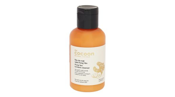 Sữa rửa mặt nghệ Hưng Yên Cocoon giúp da sạch mịn, rạng rỡ chai 140ml
