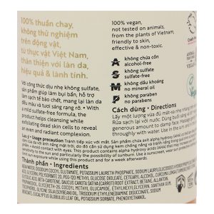 Sữa rửa mặt nghệ Hưng Yên Cocoon giúp da sạch mịn, rạng rỡ chai 140ml