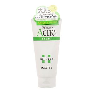 Sữa rửa mặt Rosette Acne Balancing Foam cho da mụn, da nhạy cảm tuýp 120g