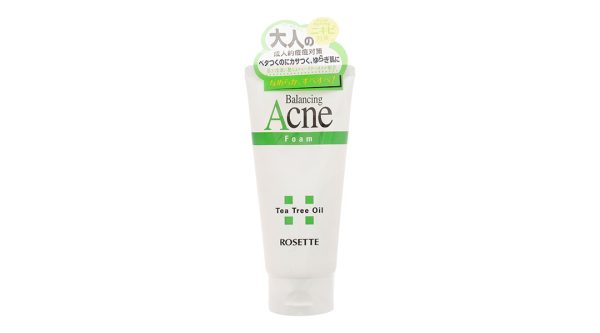 Sữa rửa mặt Rosette Acne Balancing Foam cho da mụn, da nhạy cảm tuýp 120g
