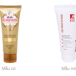 Sữa rửa mặt thảo dược Sắc Ngọc Khang giúp da trắng sáng, mờ sạm nám tuýp 100g