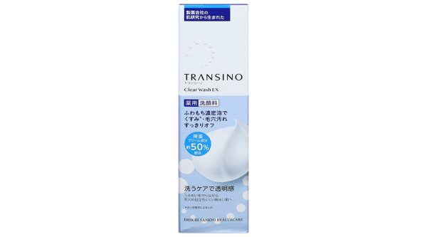 Sữa rửa mặt TRANSINO Clear Wash EX làm sạch sâu, se khít lỗ chân lông tuýp 100g