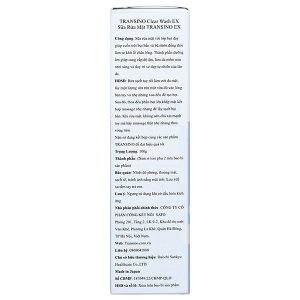 Sữa rửa mặt TRANSINO Clear Wash EX làm sạch sâu, se khít lỗ chân lông tuýp 100g