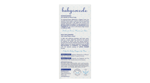 Sữa tắm gội Babycoccole chiết xuất hoa sen ngừa rôm sảy giữ ẩm cho da chai 250ml