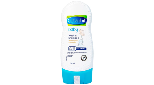 Sữa tắm gội Cetaphil Baby Wash & Shampoo Calendula chăm sóc da cho bé chai 230ml