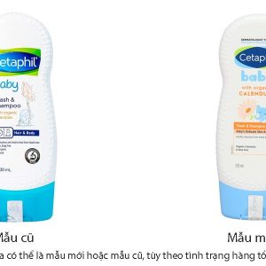 Sữa tắm gội Cetaphil Baby Wash & Shampoo Calendula chăm sóc da cho bé chai 230ml