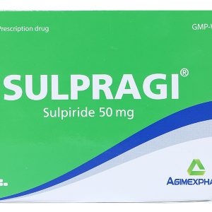 Sulpragi 50mg trị tâm thần phân liệt, rối loạn lo âu (3 vỉ x 10 viên)