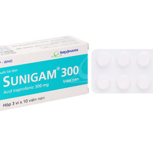 Sunigam 300 giúp giảm đau, kháng viêm (3 vỉ x 10 viên)