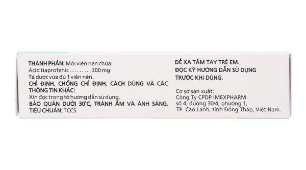 Sunigam 300 giúp giảm đau, kháng viêm (3 vỉ x 10 viên)