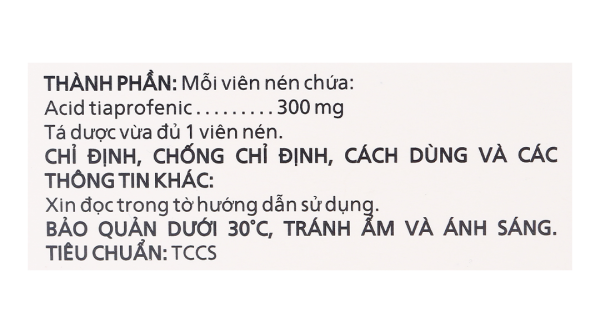 Sunigam 300 giúp giảm đau, kháng viêm (3 vỉ x 10 viên)