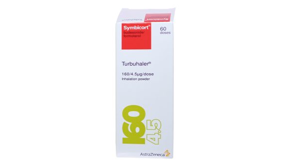 Bột hít phân liều Symbicort Turbuhaler 160/4.5mcg trị hen suyễn ống 60 liều hít