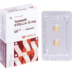 Tadalafil Stella 10mg trị rối loạn cương dương (1 vỉ x 2 viên)
