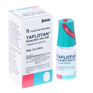 Dung dịch nhỏ mắt Taflotan 0.0015% trị tăng nhãn áp lọ 2.5ml