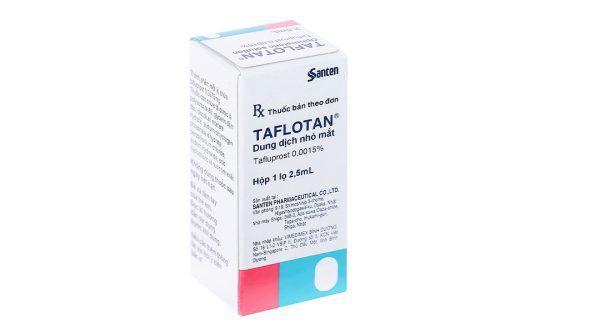 Dung dịch nhỏ mắt Taflotan 0.0015% trị tăng nhãn áp lọ 2.5ml