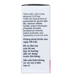Dung dịch nhỏ mắt Taflotan 0.0015% trị tăng nhãn áp lọ 2.5ml