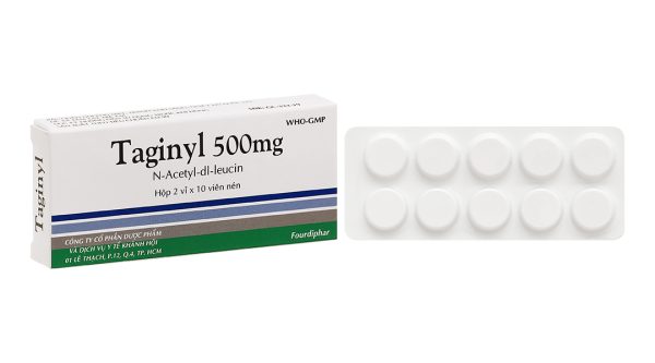 Taginyl 500mg trị triệu chứng các cơn chóng mặt (2 vỉ x 10 viên)