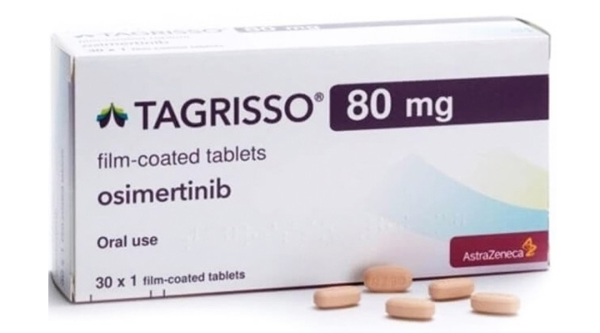 Tagrisso 80mg chỉ định điều trị ung thư tiến triển (3 vỉ x 10 viên)