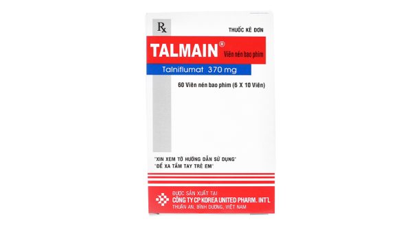 Talmain 370mg trị viêm xương khớp (6 vỉ x 10 viên)