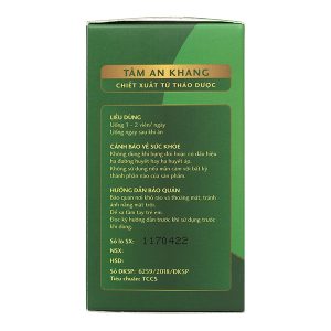 Tâm An Khang bồi bổ sức khỏe, an thần, giúp ngủ ngon hộp 30 viên