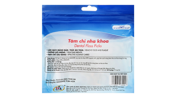 Tăm chỉ nha khoa Famapro gói 70 cây