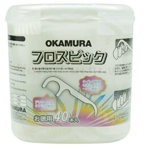 Tăm chỉ nha khoa Okamura hộp 40 cây