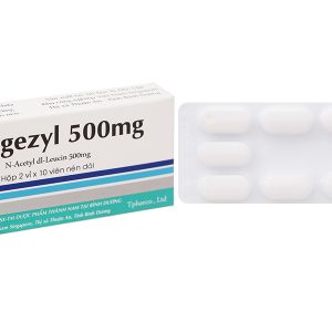 Tamgezyl 500mg trị triệu chứng các cơn chóng mặt (2 vỉ x 10 viên)