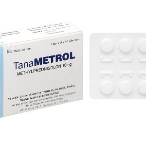 TanaMetrol 16mg thuốc kháng viêm (3 vỉ x 10 viên)