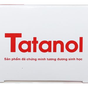 Tatanol 500mg giảm đau, hạ sốt (10 vỉ x 10 viên)