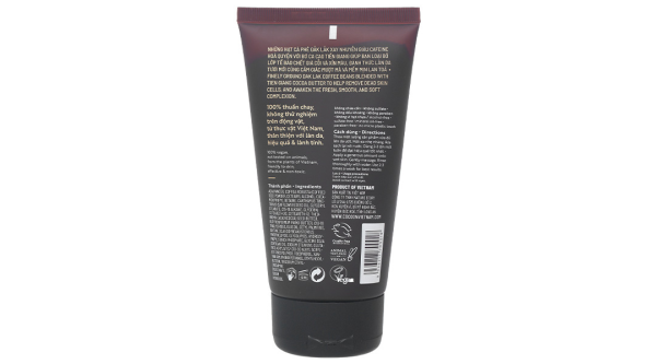 Tẩy tế bào chết Cocoon hạt cà phê Đắk Lắk làm sạch da mặt tuýp 150ml