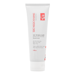 Tẩy tế bào chết Sắc Ngọc Khang làm sạch và cấp ẩm cho da mặt tuýp 120g