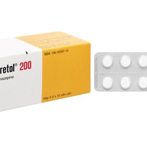 Tegretol 200 trị động kinh, đau dây thần kinh, hưng cảm (5 vỉ x 10 viên)