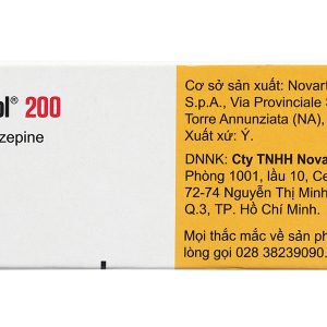 Tegretol 200 trị động kinh, đau dây thần kinh, hưng cảm (5 vỉ x 10 viên)