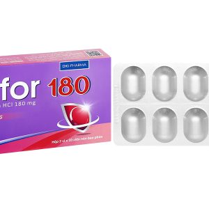 Telfor 180 trị triệu chứng của bệnh mề đay mãn tính (2 vỉ x 10 viên)