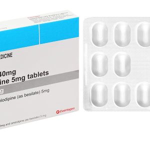 Telmisartan 40mg and Amlodipine 5mg tablets điều trị tăng huyết áp (2 vỉ x 14 viên)