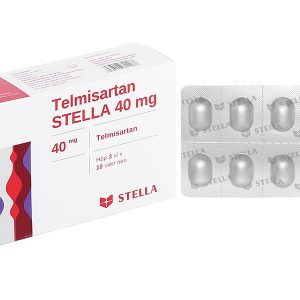 Telmisartan Stella 40mg trị tăng huyết áp, phòng ngừa bệnh tim mạch (3 vỉ x 10 viên)