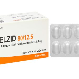 Telzid 80/12.5 trị tăng huyết áp vô căn (6 vỉ x 10 viên)