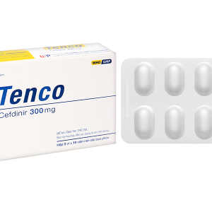 Tenco 300mg trị nhiễm khuẩn từ nhẹ đến vừa (3 vỉ x 10 viên)