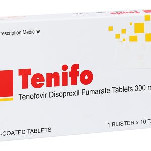 Tenifo trị nhiễm HIV-1, viêm gan B (1 vỉ x 10 viên)