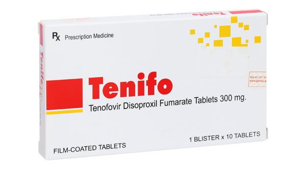 Tenifo trị nhiễm HIV-1, viêm gan B (1 vỉ x 10 viên)
