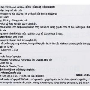 Đông trùng hạ thảo Tenken bồi bổ cơ thể gói 10 viên
