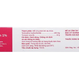 Terbinafine Stella Cream 1% trị nấm da tuýp 10g