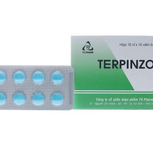 Terpinzoat TV.Pharm trị ho, loãng đàm trong bệnh lý hô hấp (10 vỉ x 10 viên)